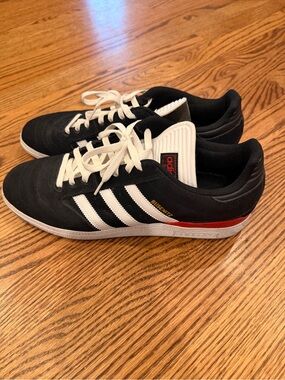 adidas Black White Red Busenitz Skate Sneakers